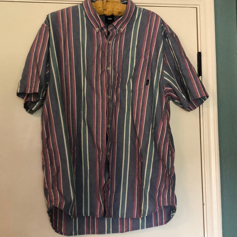 Vans striped button down Classic Fit XXLarge XXL